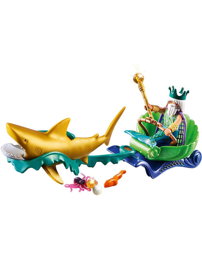 King Of The Sea With Shark Carriage