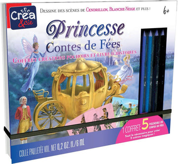Crea & Cie Coffret De Dessin Princesse