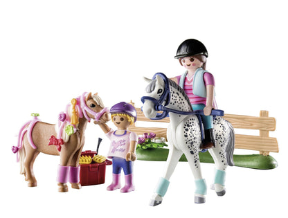 Playmobil Horsemen and Horses