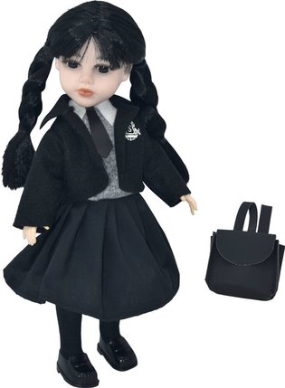 Gothic Student Doll 33 Cm