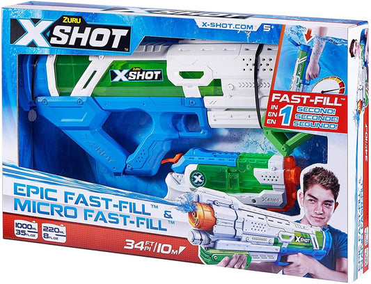 X-Shot- Fast Fill Combo Pack- Large And Small