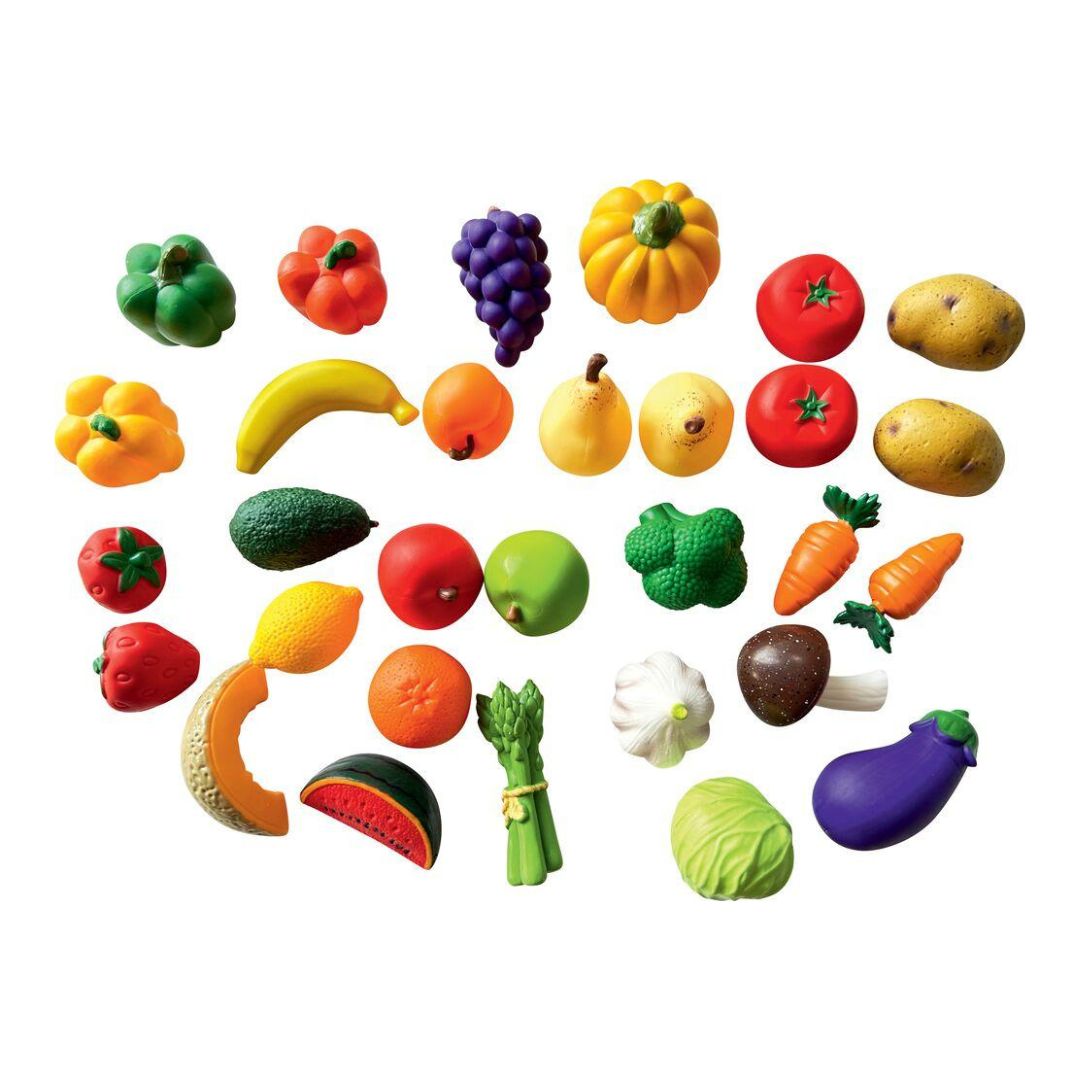 Com Les Vrais Fruit and Vegetable Toy Set