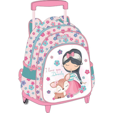 MUST Young Lady and The Deer Backpack