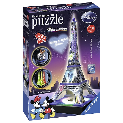 Puzzle 3D Disney Eiffel Tower Night Edition