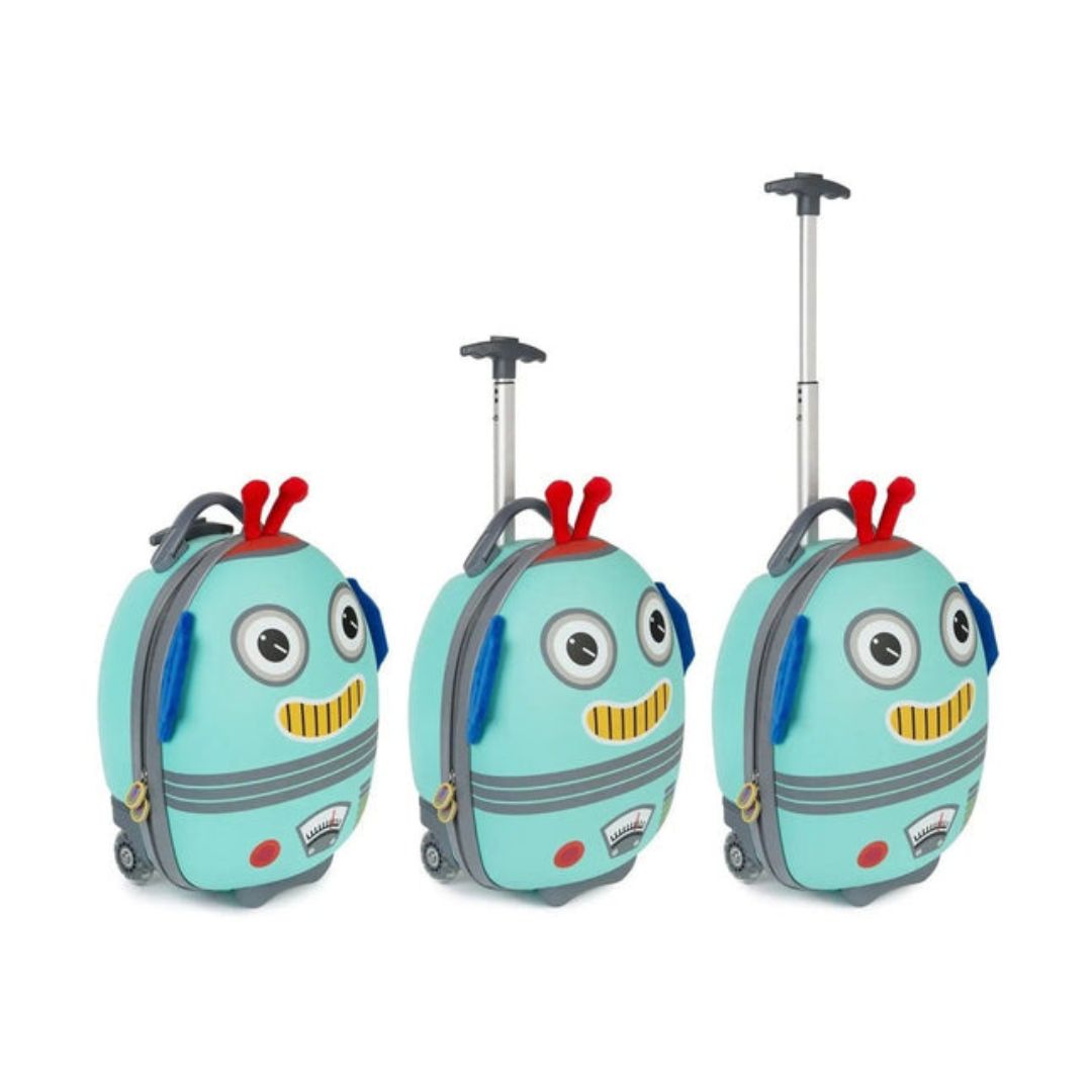 Boppi Robot Wheeled Suitcase Assorted