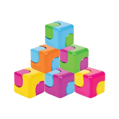 Bopster Neon Fidget Cube Assorted