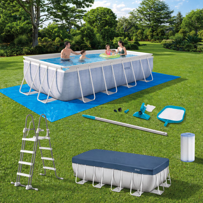 Intex Prism Frame Rectangular Pool Bundle