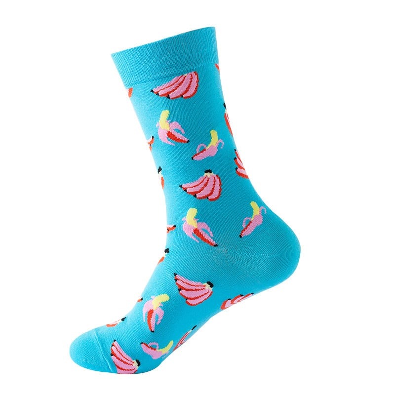 Noxxiez Soxxiez Banana Blue Socks