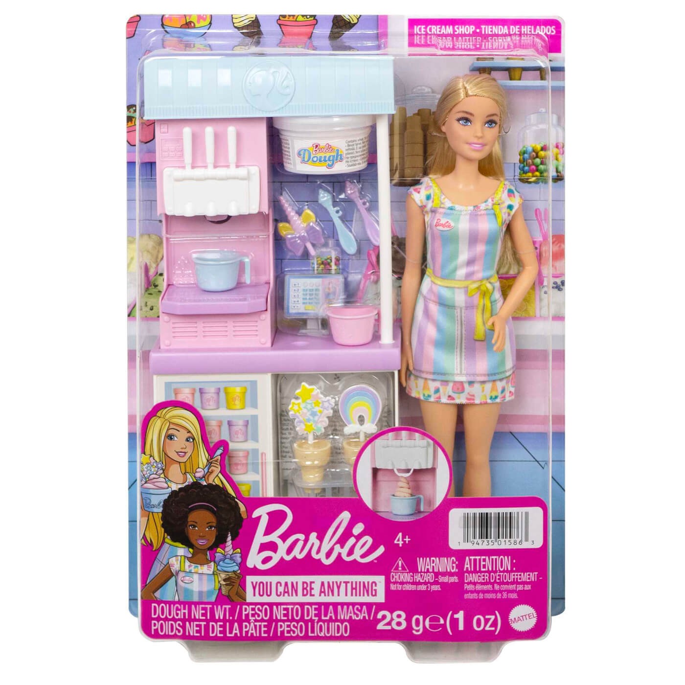 Barbie Ice Cream Shop Playset