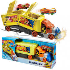 Hot Wheels New Deluxe Crashing Rig Camion