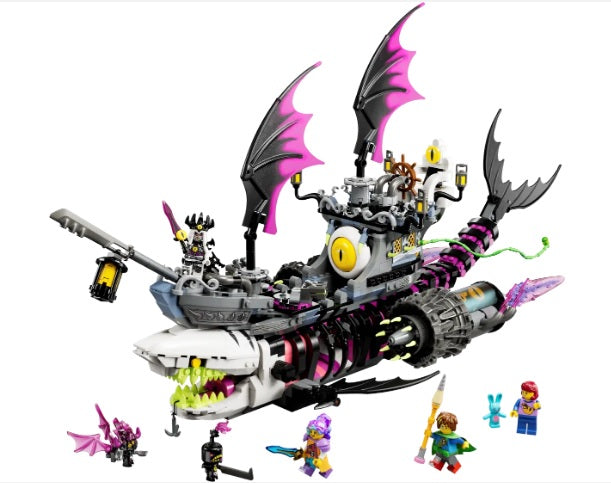 Lego Dreamz Nightmare Shark Ship 1389 Pcs