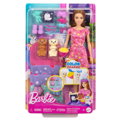 Mattel Barbie Doll & Puppy Slumber Party