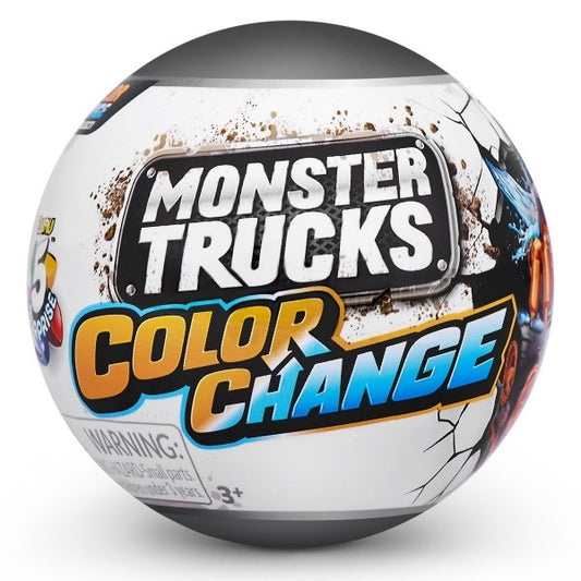 5 Surprise Monster Trucks Colour Change