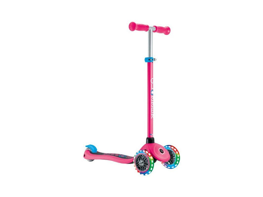 Globber Scooter Primo Lights Fushia