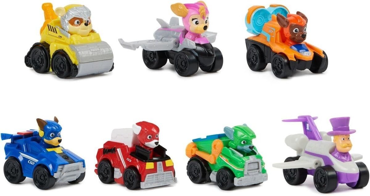 Paw Patrol The Mighty Movie Toy Vehicle Set