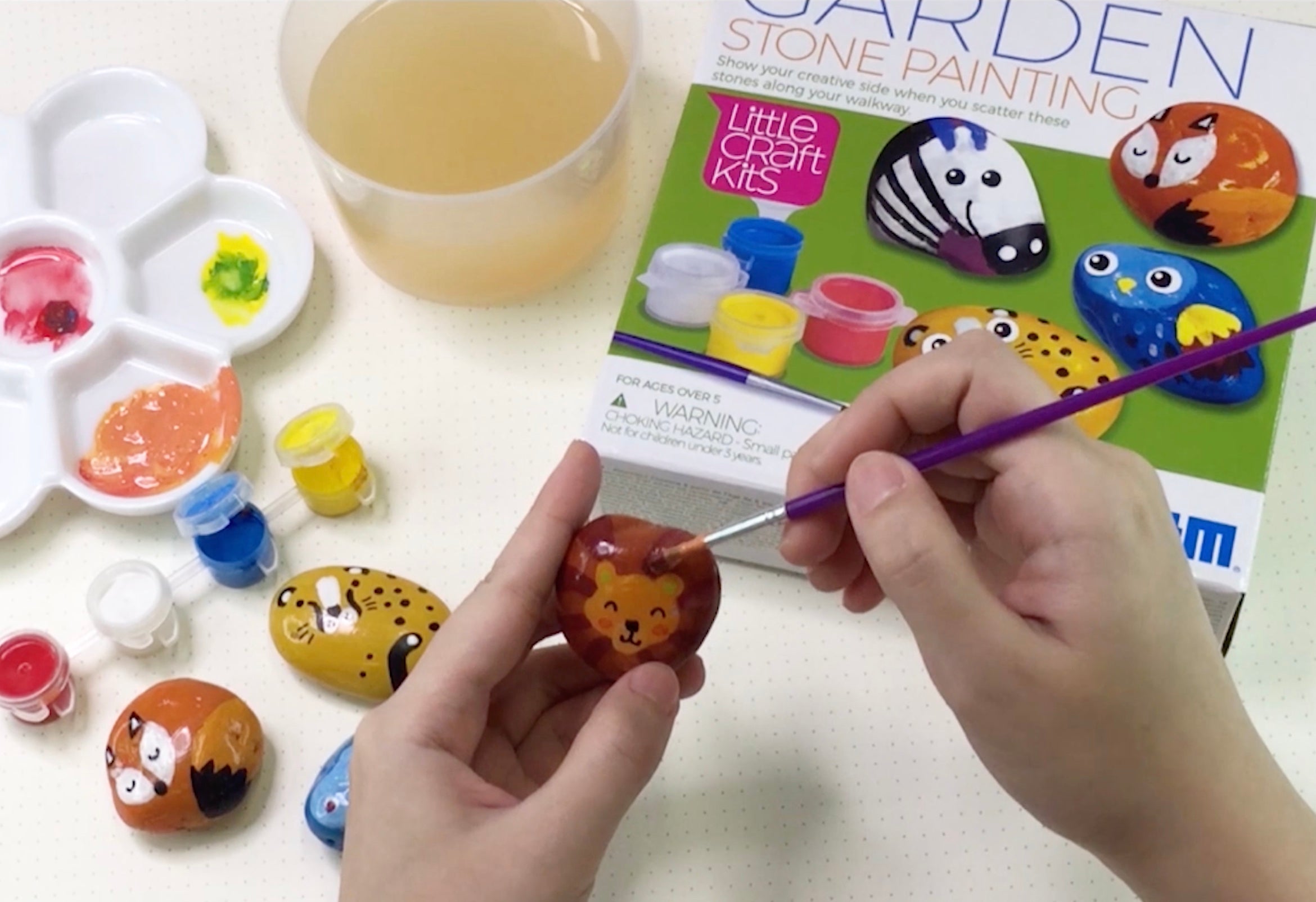 Creativity And Fantasy Garden Painting Kit Sassi Garden Stone Painting ...