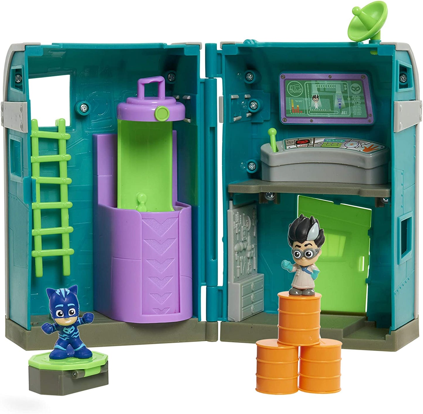 PJ Masks Night Time Micros Romeoâ€°Ð«Ð„s Lair Playset