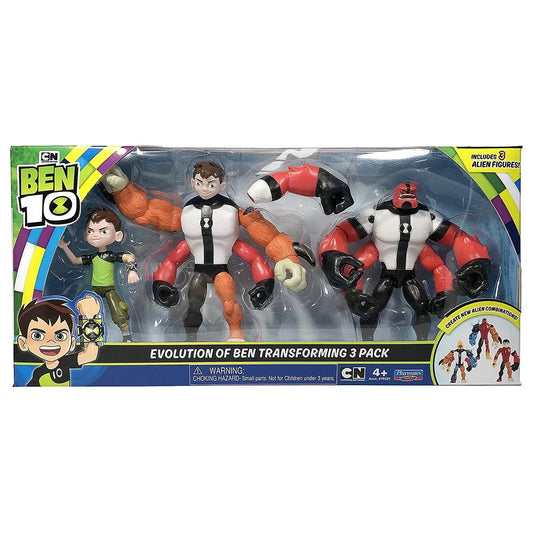 Ben 10 EVOLUTION OF BEN TRANSFORMING 3PK