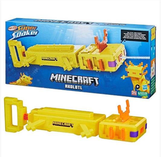 Super Soaker Minecraft Axolotl, Water blaster