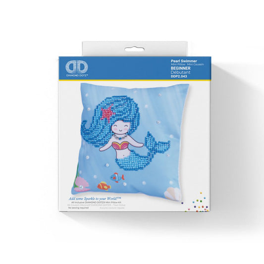 Pearl Swimmer Mini Pillow