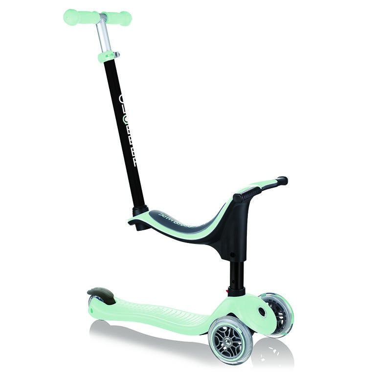 Globber Go Up Sporty With Stabilizer And Sticker Pastel Gr