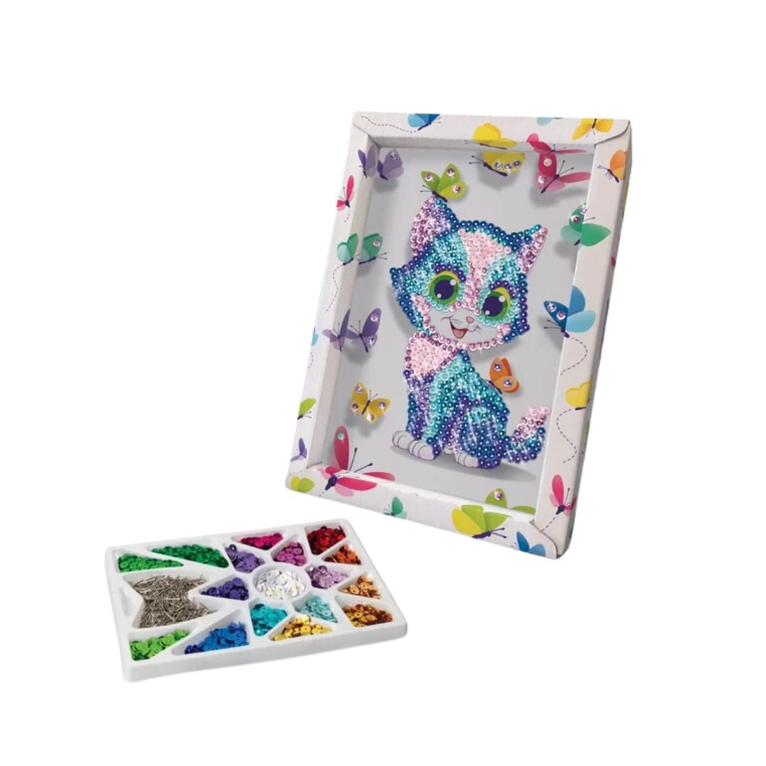 Lansay Cat Sequin Collection Creative Toy