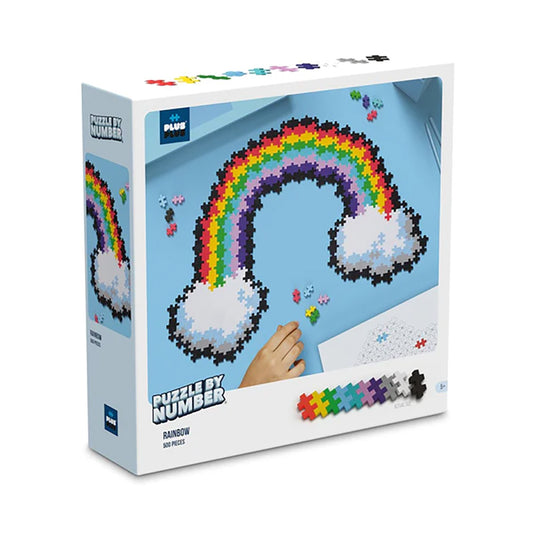 Plus-Plus Puzzle By Number Rainbow 500Pcs (3913)