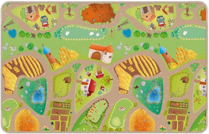 Tapis Reversible Ville et Ferme