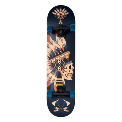 Skateboard Awaii Indian Skull