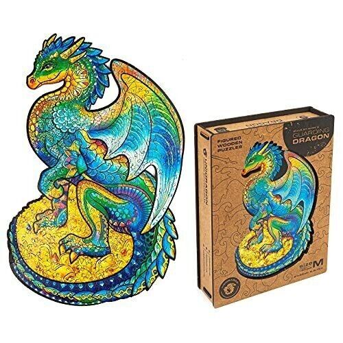 Wooden Puzzle Guarding Dragon Size Medium