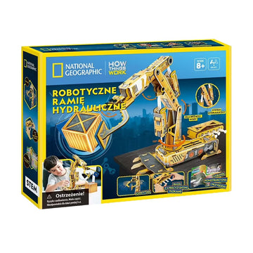 CubicFun National Geographic Hydraulic Robotic Arm Kit