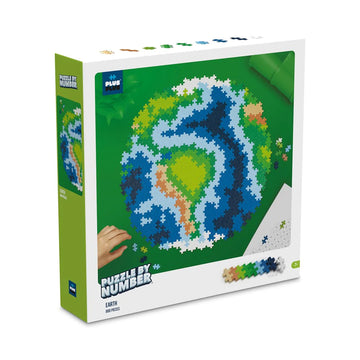 Plus-Plus Puzzle By Number Earth 800Pcs - 3914