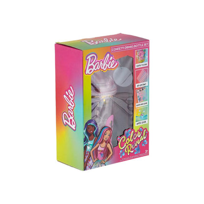 Barbie Colour Reveal Confetti Drinks Bottle Set