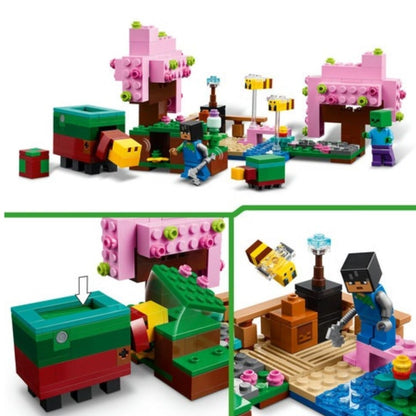 Lego Minecraft Cherry Blossom Garden