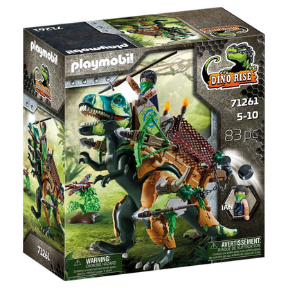 Playmobil Tyrannosaure et Soldat