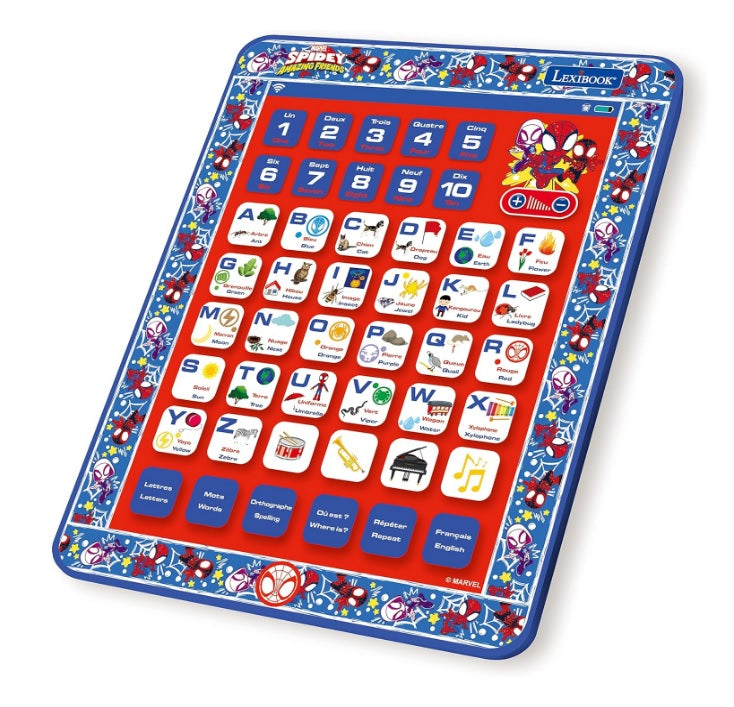 Lexibook Spiderman Bilingual Interactive Learning Tablet