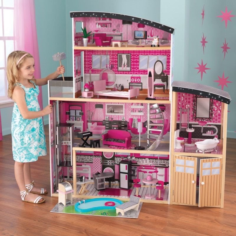 Sparkle Wooden Dollhouse