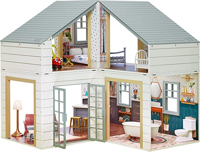 Stack 'N Style Wood Dollhouse 1Piece