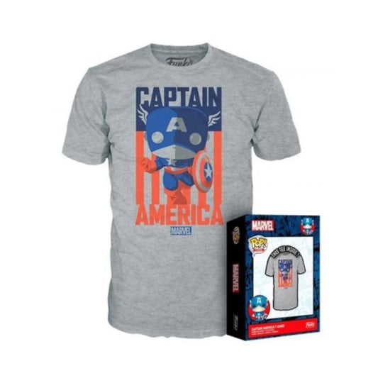 Funko Boxed Tee Captain America (Large)