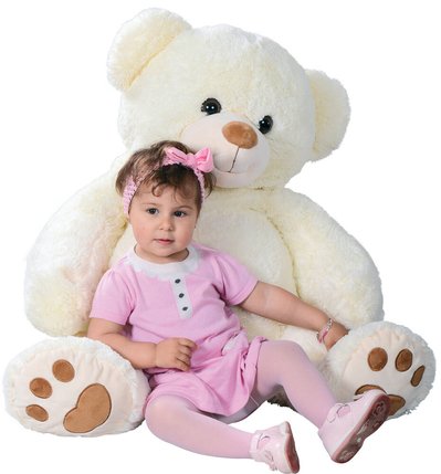 Peluche Ours Beige 100 Cm