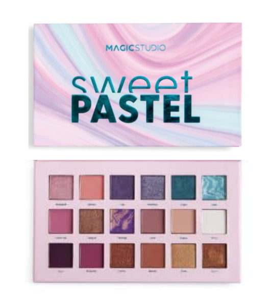 Magic Studio 18 Eyeshadow Palette Sweet Pastels