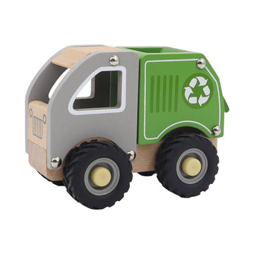 Atelier Du Bois Wooden Recycling Garbage Truck