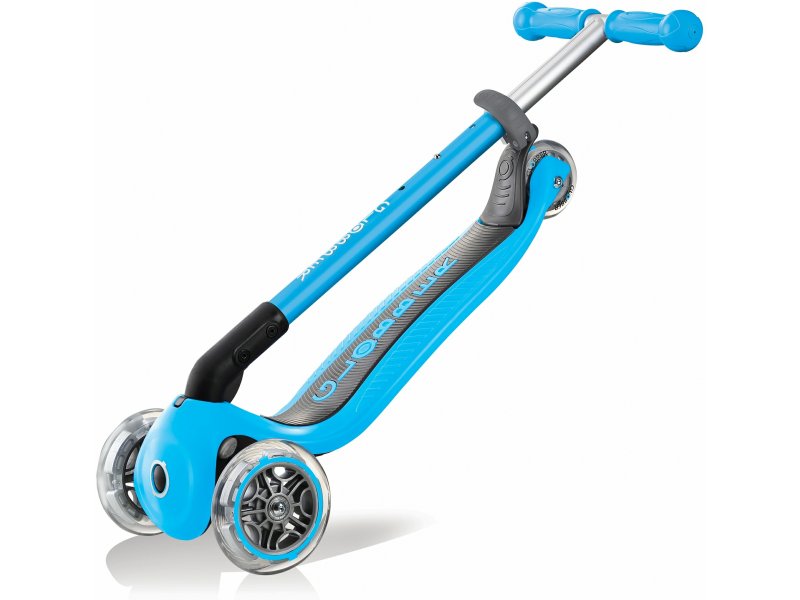 Primo Foldable 3-Wheel Scooter Fantasy Lights Sky Blue