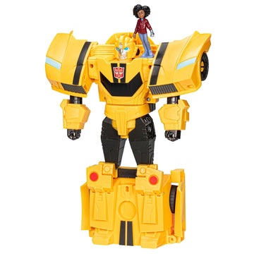 Transformers EarthSpark Spin Changer Bumblebee & Mo Malto
