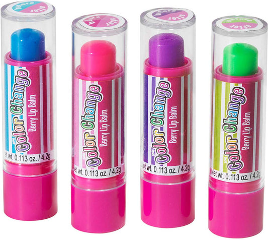 Color Changing Lip Balm, Assorted