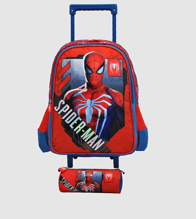 Spider-Man - Stand By Me Trolley Bag 16" & Pencil Case