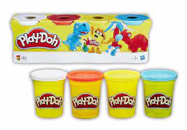 Play Doh 4 Assorted Color Pots