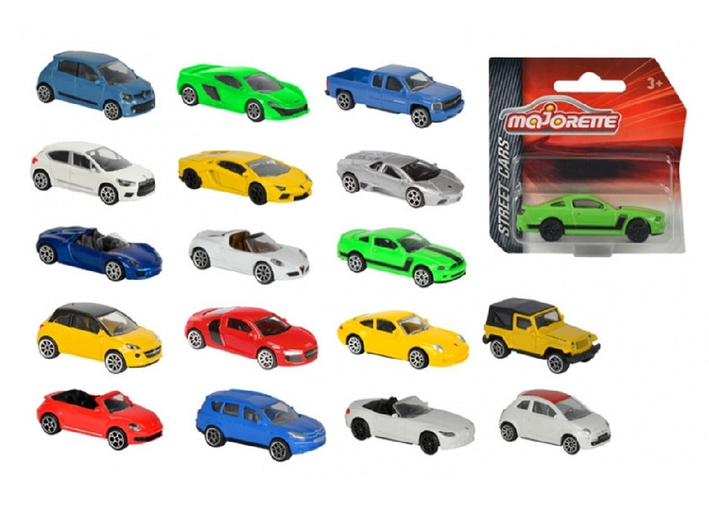 Street Cars Assortment - Majorette Diecast Vehicles