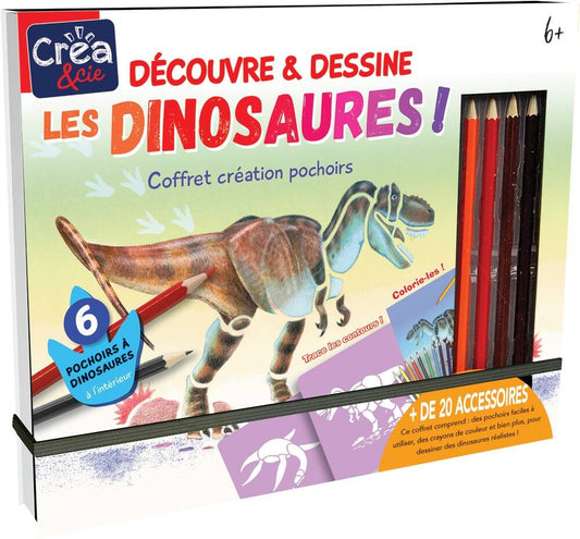 Coffret De Dessin Dinosaures