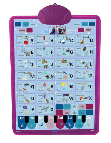 Lexibook Frozen Bilingual Talking Educational Poster